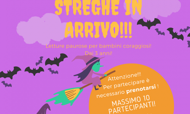 locandina dell'iniziativa streghe in arrivo