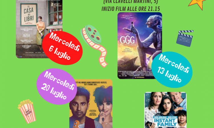 Locandina della rassegna cinematografica Cinema sotto le stelle