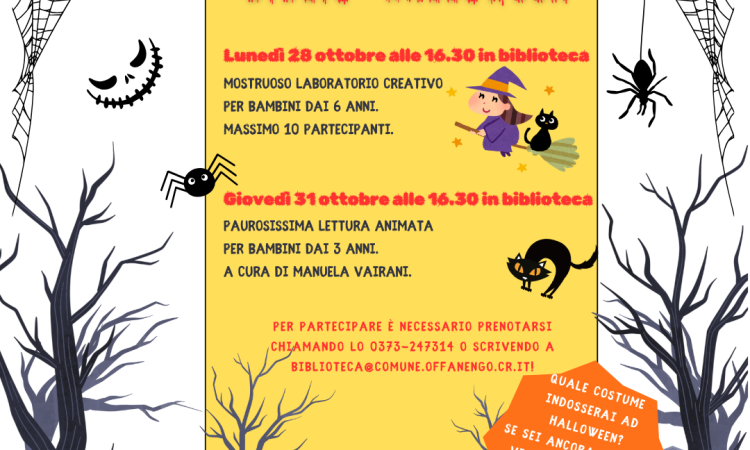 locandina biblio halloween