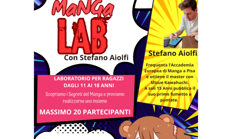 locandina del laboratorio manga lab